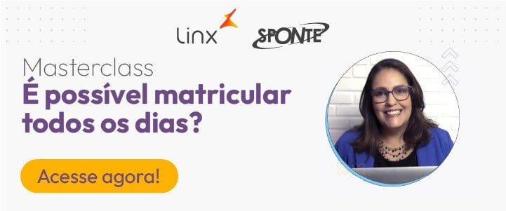 CTA é possível matricular todos os dias | Sponte