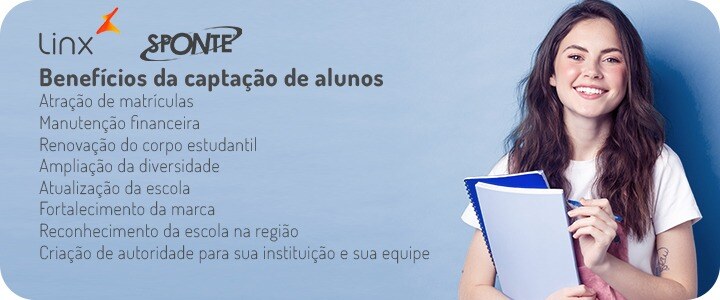 Benefícios da captação de alunos | Sponte