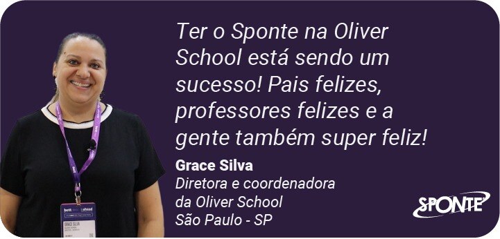 Case de sucesso Sponte: sistema de gestão escolar na Oliver School | Sponte