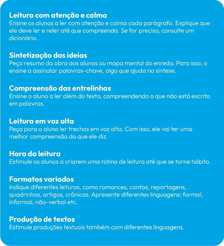 Dicas para desenvolvimento de leitura | Sponte