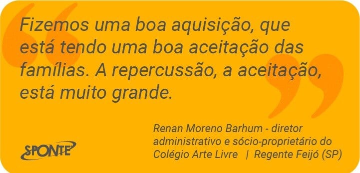 Sistema Sponte: um sistema de gestão escolar que otimizou a comunicação no Colégio Arte Livre | Sponte