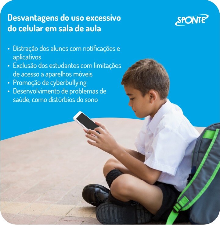 Uso do celular na escola: desvantagens | Sponte